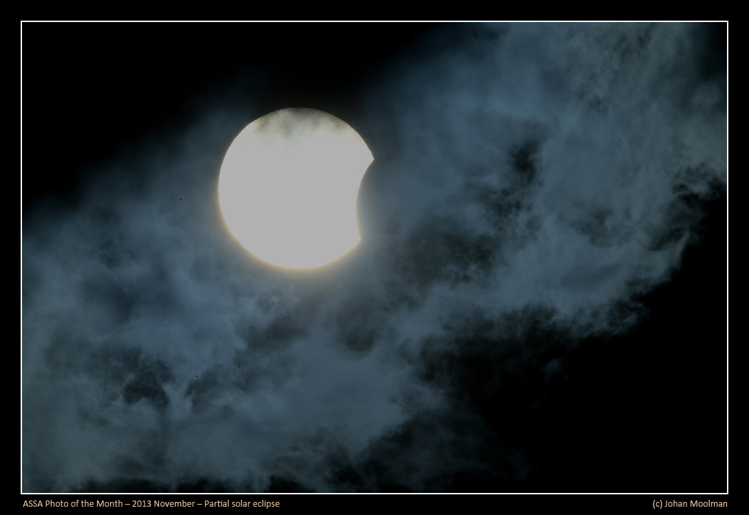 Image of the Month: Solar eclipse, 2013 November 03