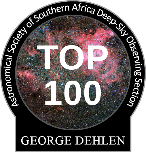 George Dehlen Top-100 observing pin