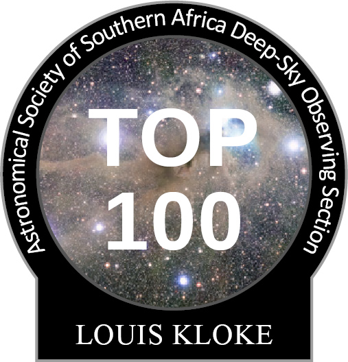 Louis Kloke Top-100 observing pin