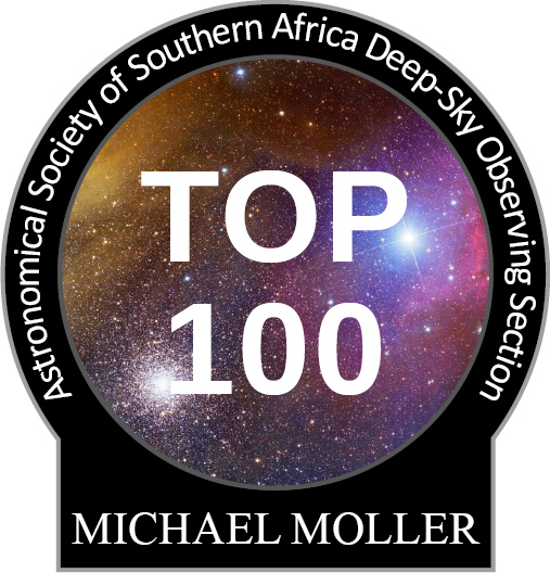 Michael Moller Top-100 observing pin