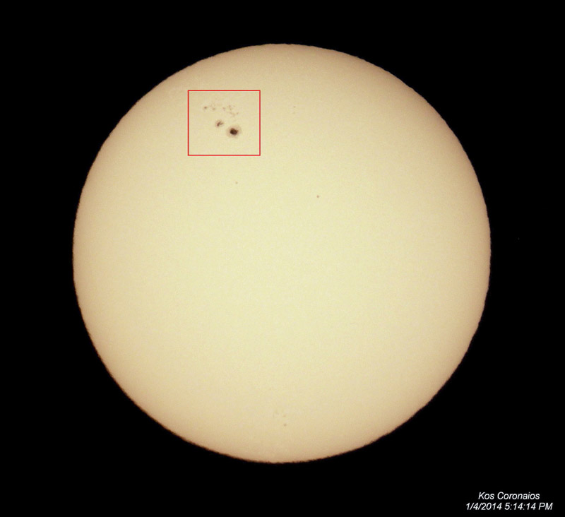 Sunspot AR 1944