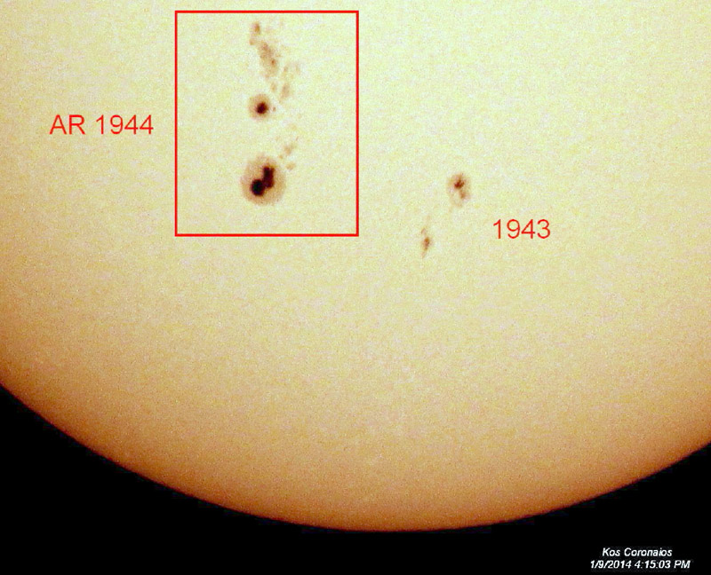 Sunspot AR 1944