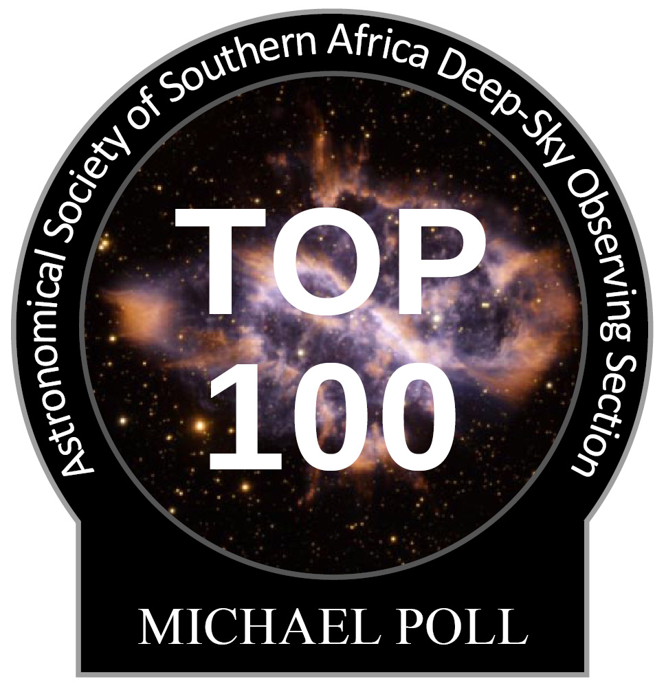 Michael Poll Top-100 observing pin