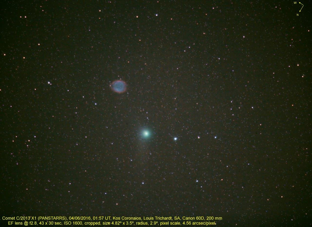 Image of the Month: Comet and Planetary Nebula