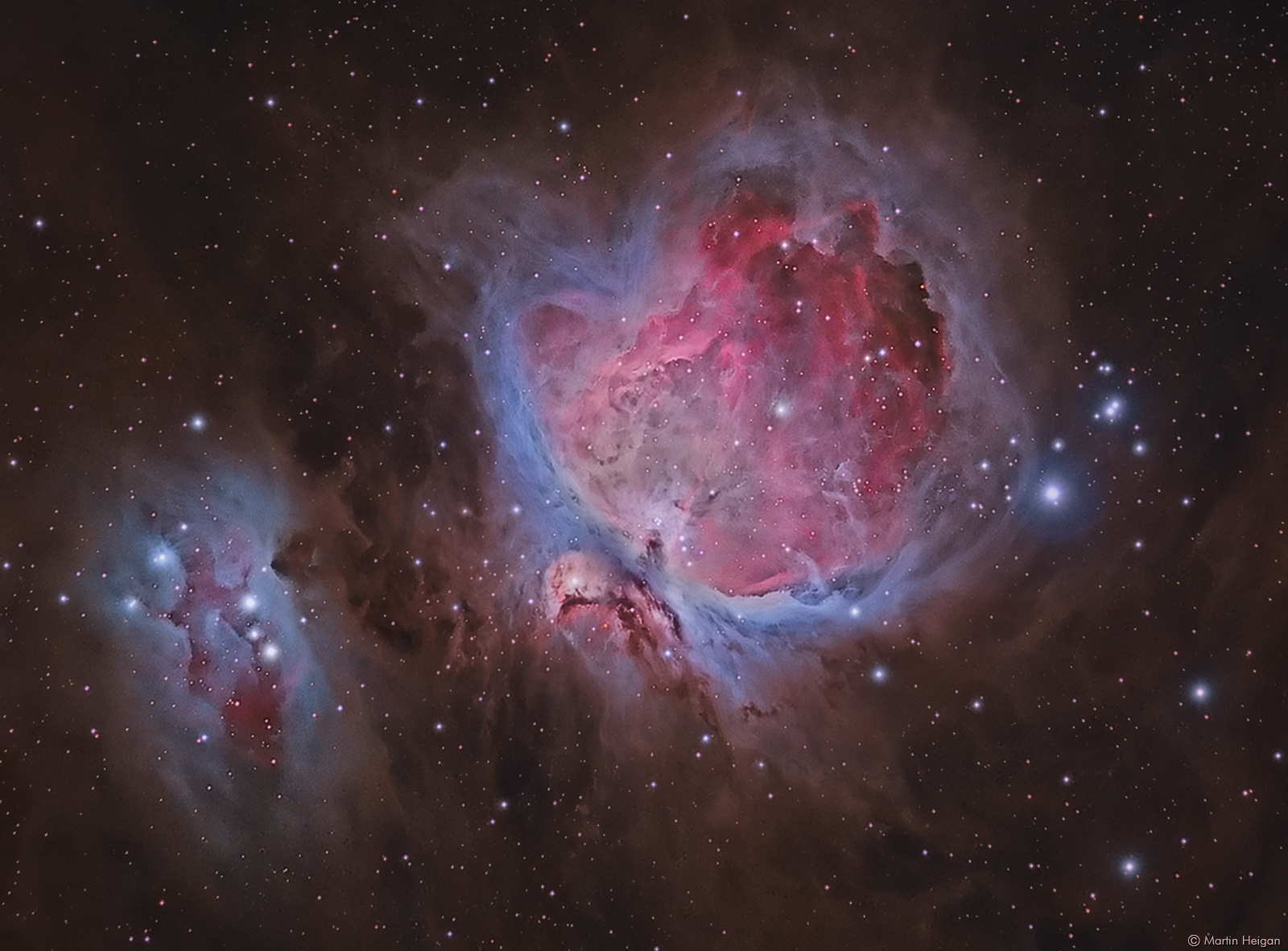 Image of the Month: The Great Nebula in Orion and the Running Man Nebula